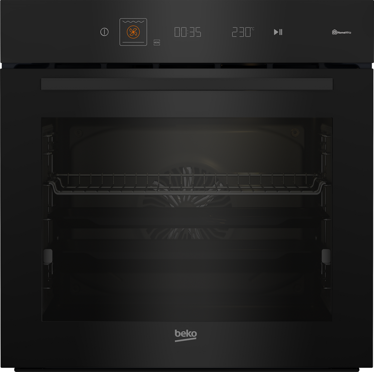 Beko Deep Black Built in Oven AeroPerfect with AirFry Touch UI MACK1112BL2