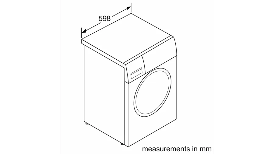 Bosch 8kg Front Loader Washing Machine Silver WAN282X1ZA-6