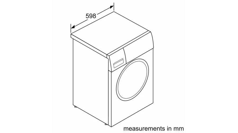 Bosch 8kg Front Loader Washing Machine Silver WAN282X1ZA