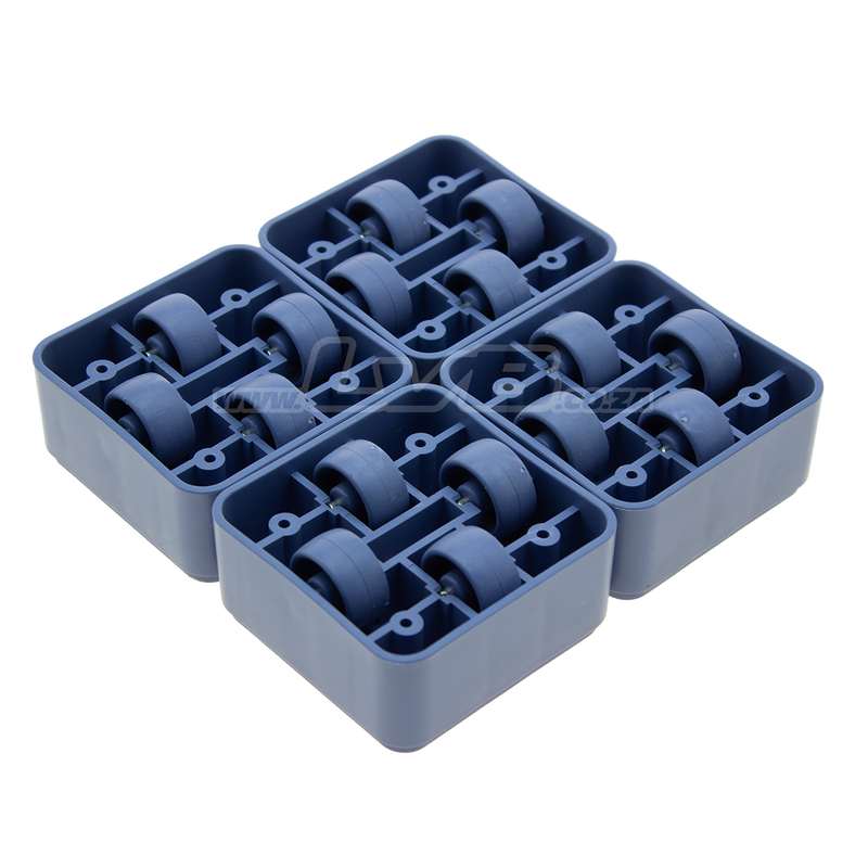 Appliance Foot with Rollers-2