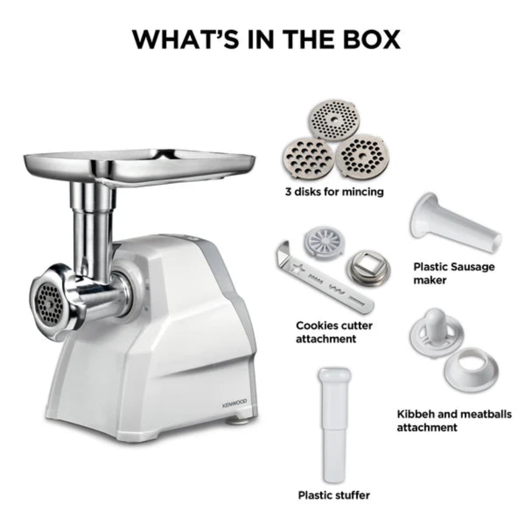 Kenwood Meat Grinder white MGP40-2