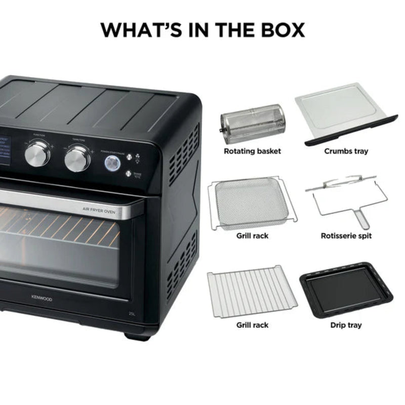Kenwood 25L Air Fryer Black MOA25.600BK-3
