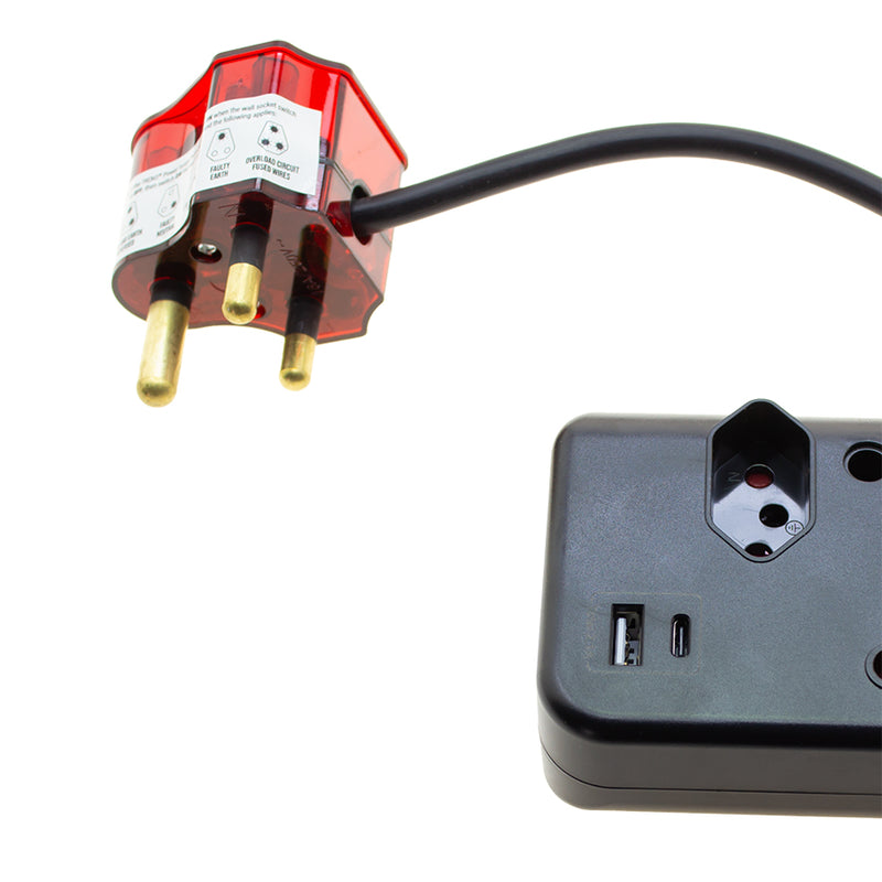 Treno 10 Way Adaptor with Cord (Illuminated)-2