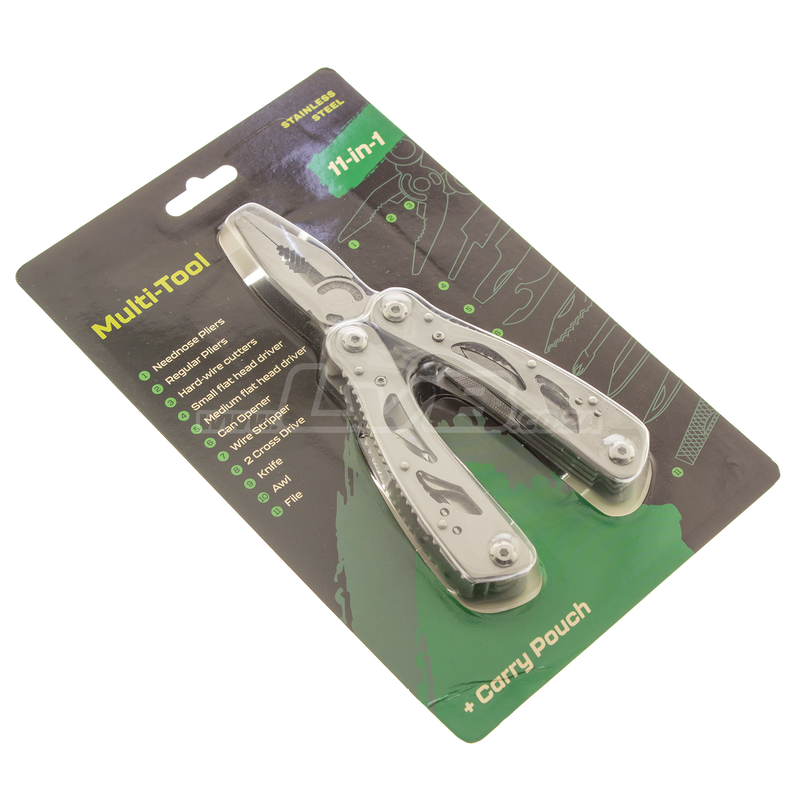 11-in-1 Stainless Steel Multi-Tool With Carry Pouch-1