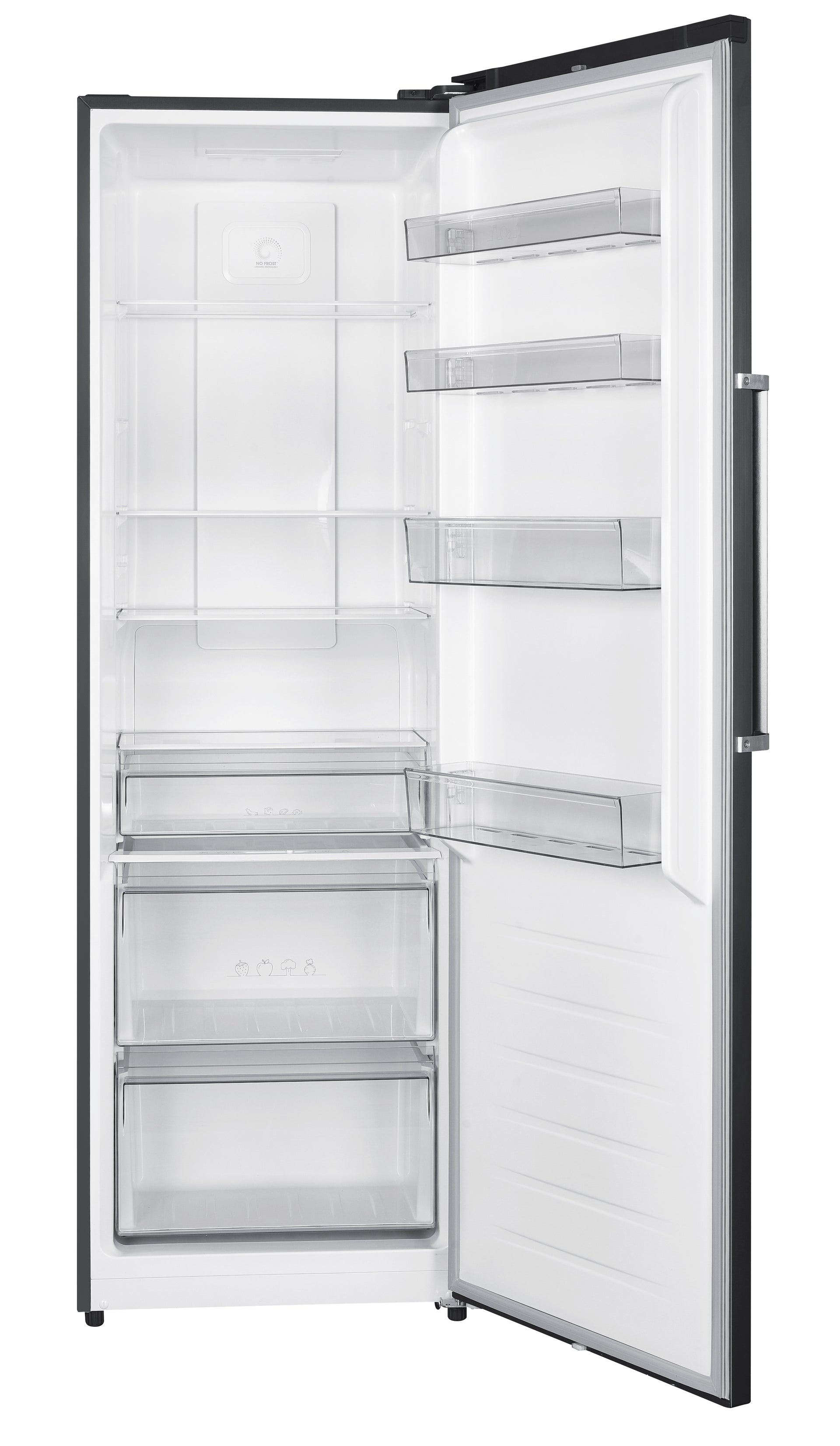 TCL 355L Upright Fridge Grey P460SDG