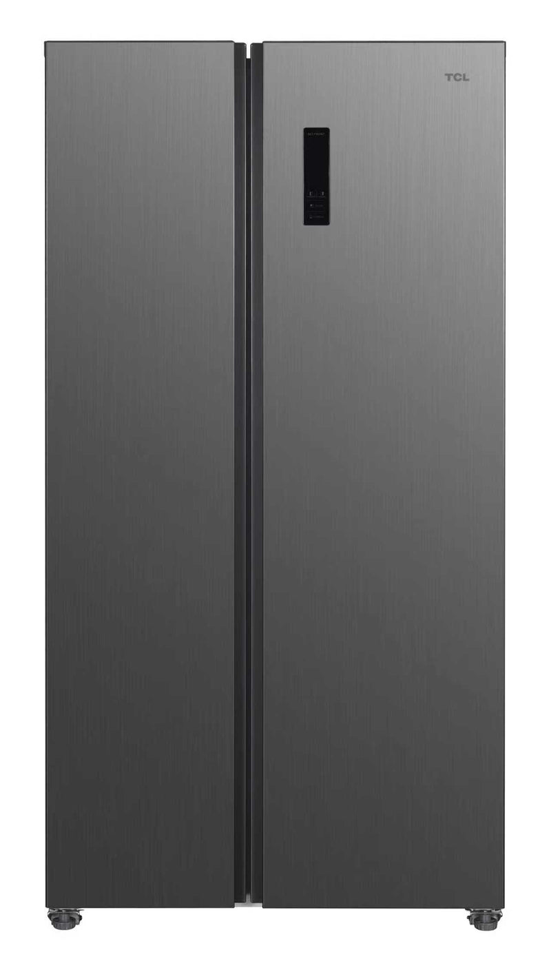TCL Side By Side Fridge 627L Black P774SBGWD-1
