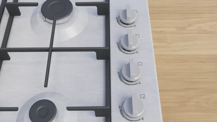 Bosch Series 2 Gas Hob Stainless Steel PBP6C5K60M