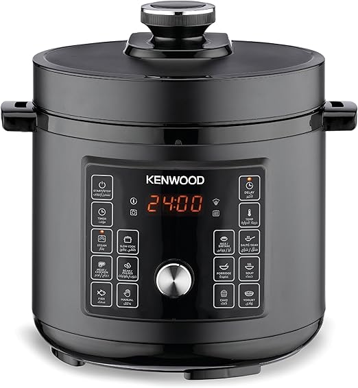 Kenwood 6L Pressure Cooker 16-in-1 Multifunctional Cooker Black