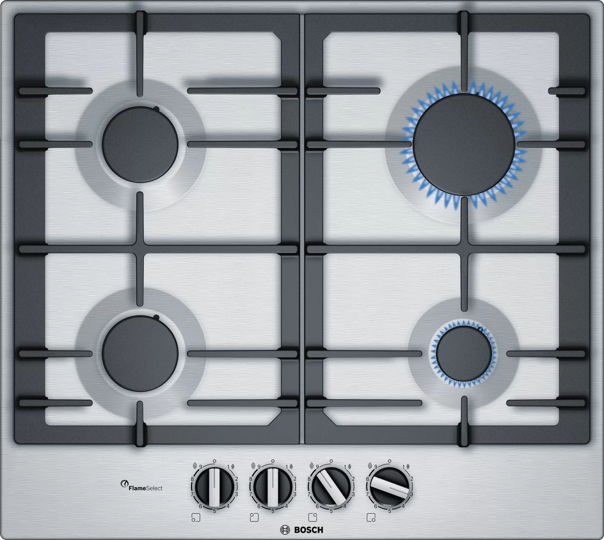 Bosch Gas Hob Stainless Steel PCP6A5B90Z-1