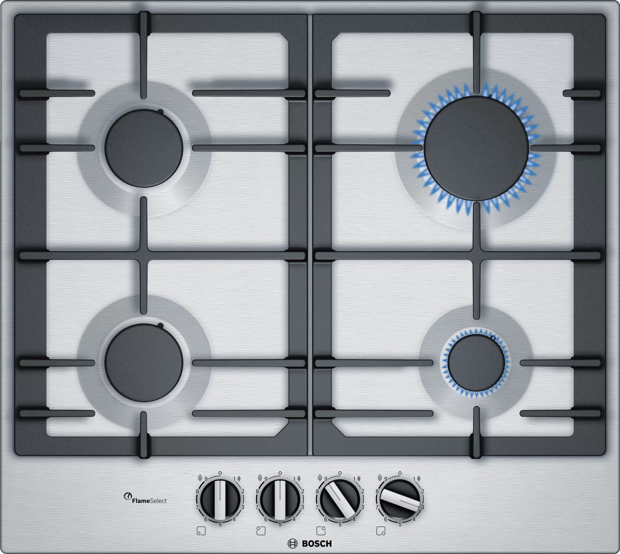 Bosch Gas Hob Stainless Steel PCP6A5B90Z