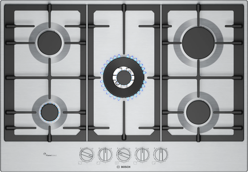 Bosch Series 6 Gas Hob Stainless Steel 75CM PCQ7A5I90Z-1