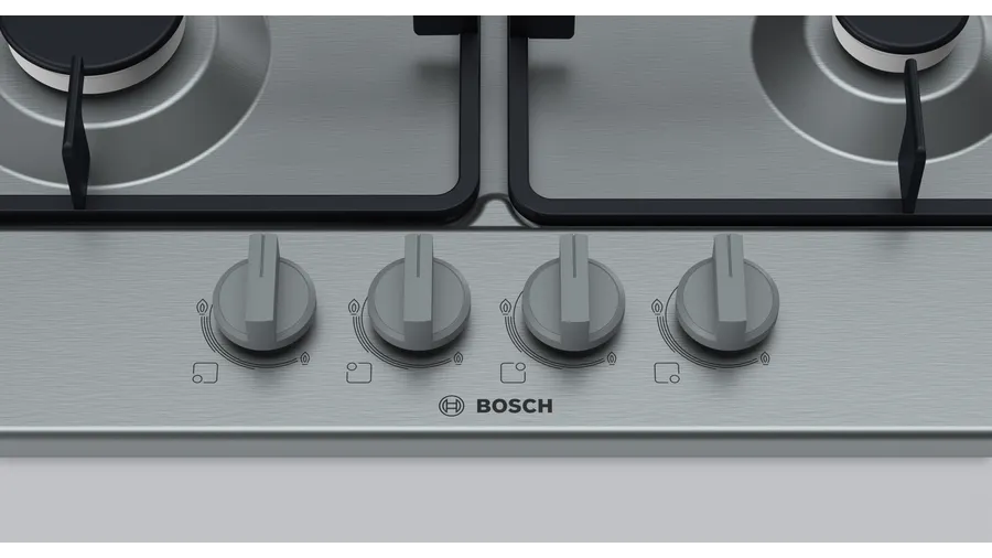 Bosch Serie 4 Gas Hob Stainless Steel PGP6B5B62Z