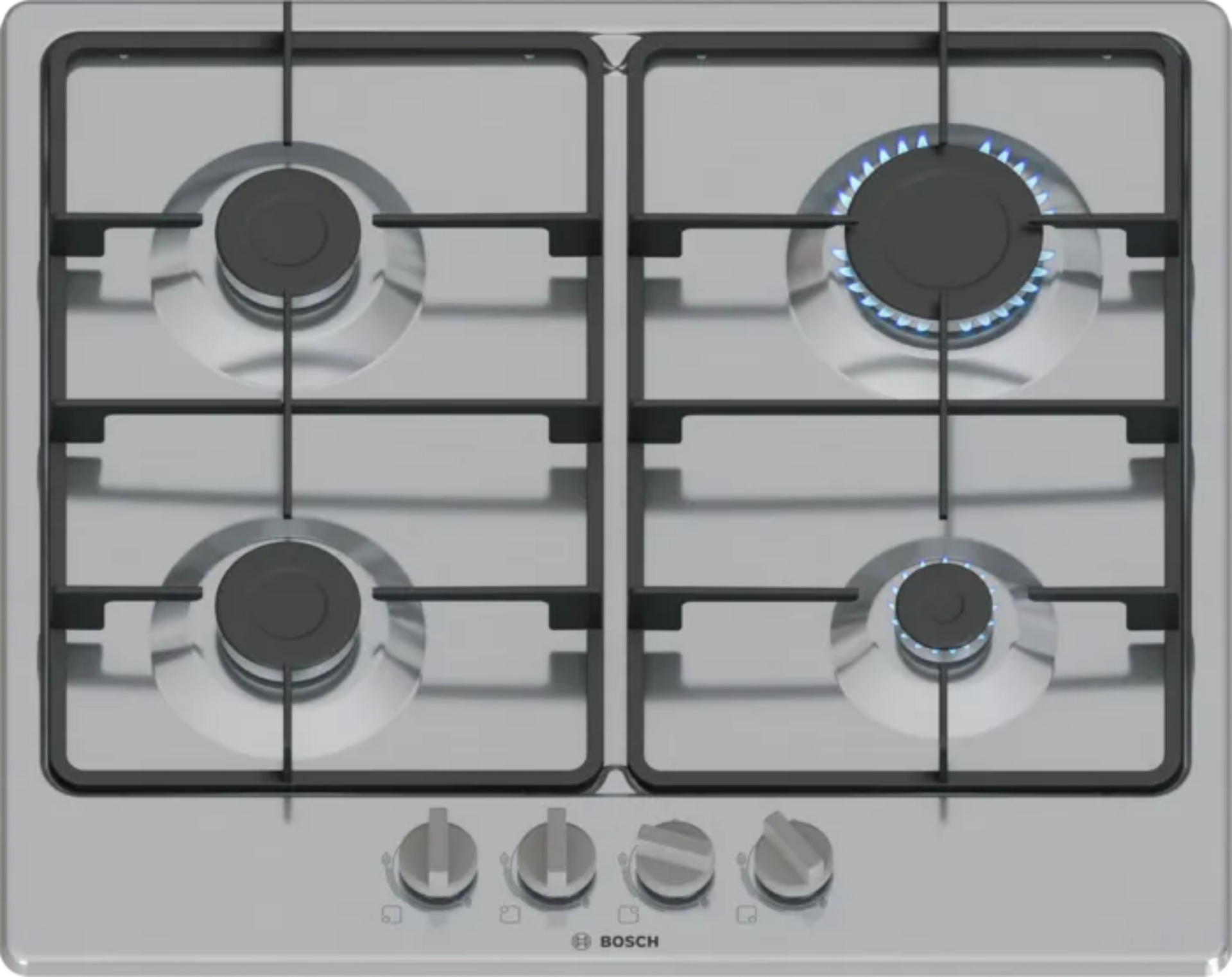Bosch Serie 2 Gas Hob Stainless Steel PGP6B5K60Z