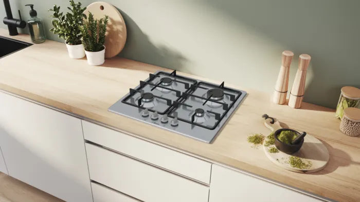 Bosch Serie 2 Gas Hob Stainless Steel PGP6B5K60Z