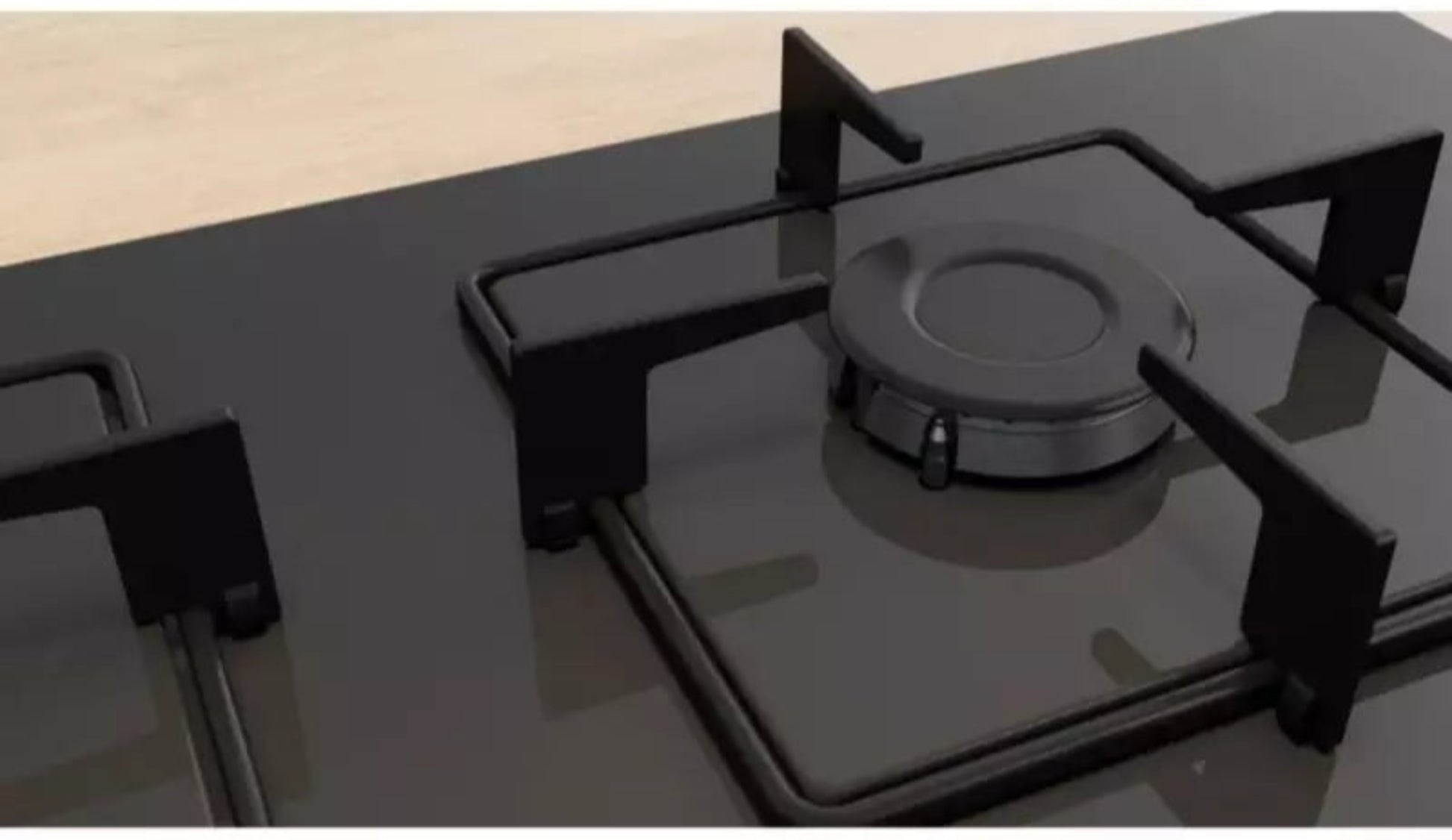 Bosch Series 4 Gas Hob Black Tempered Glass POP6C6P30M-3