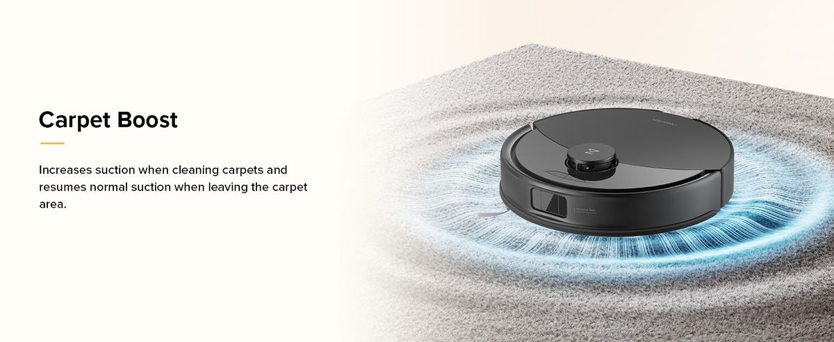 Roborock Smart Multi-Surface Robot Vacuum Black Q7TFB-8