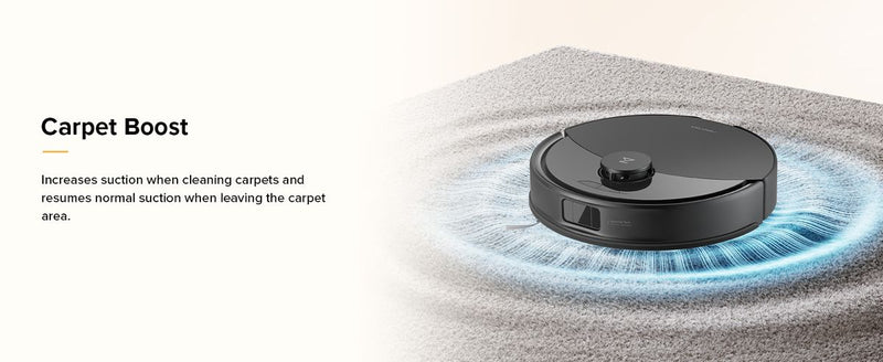 Roborock Smart Multi-Surface Robot Vacuum Black Q7TFB-8