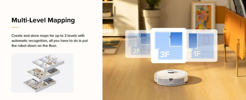 Roborock Smart Multi-Surface Robot Vacuum White Q7TFW-4