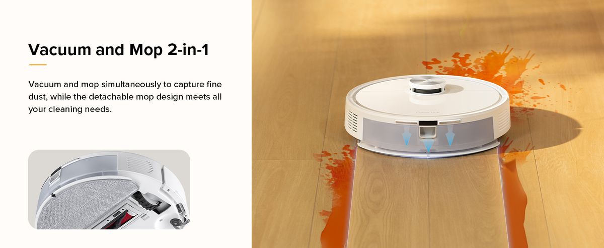Roborock Smart Multi-Surface Robot Vacuum White Q7TFW-10