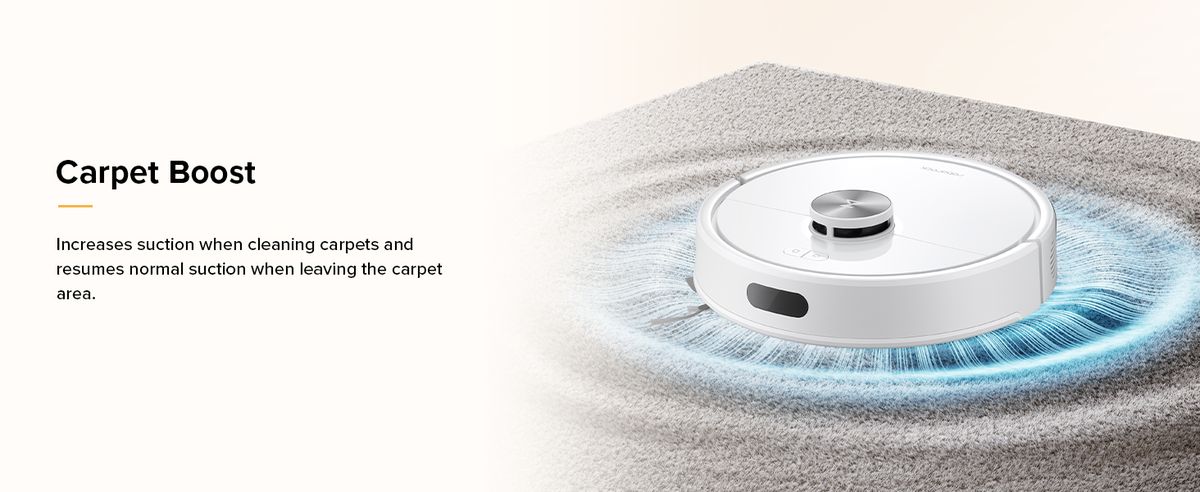 Roborock Smart Multi-Surface Robot Vacuum White Q7TFW-8