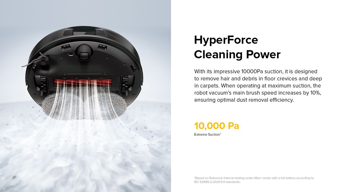 Roborock SmartClean Robot Vacuum & Mop Black QR798-7