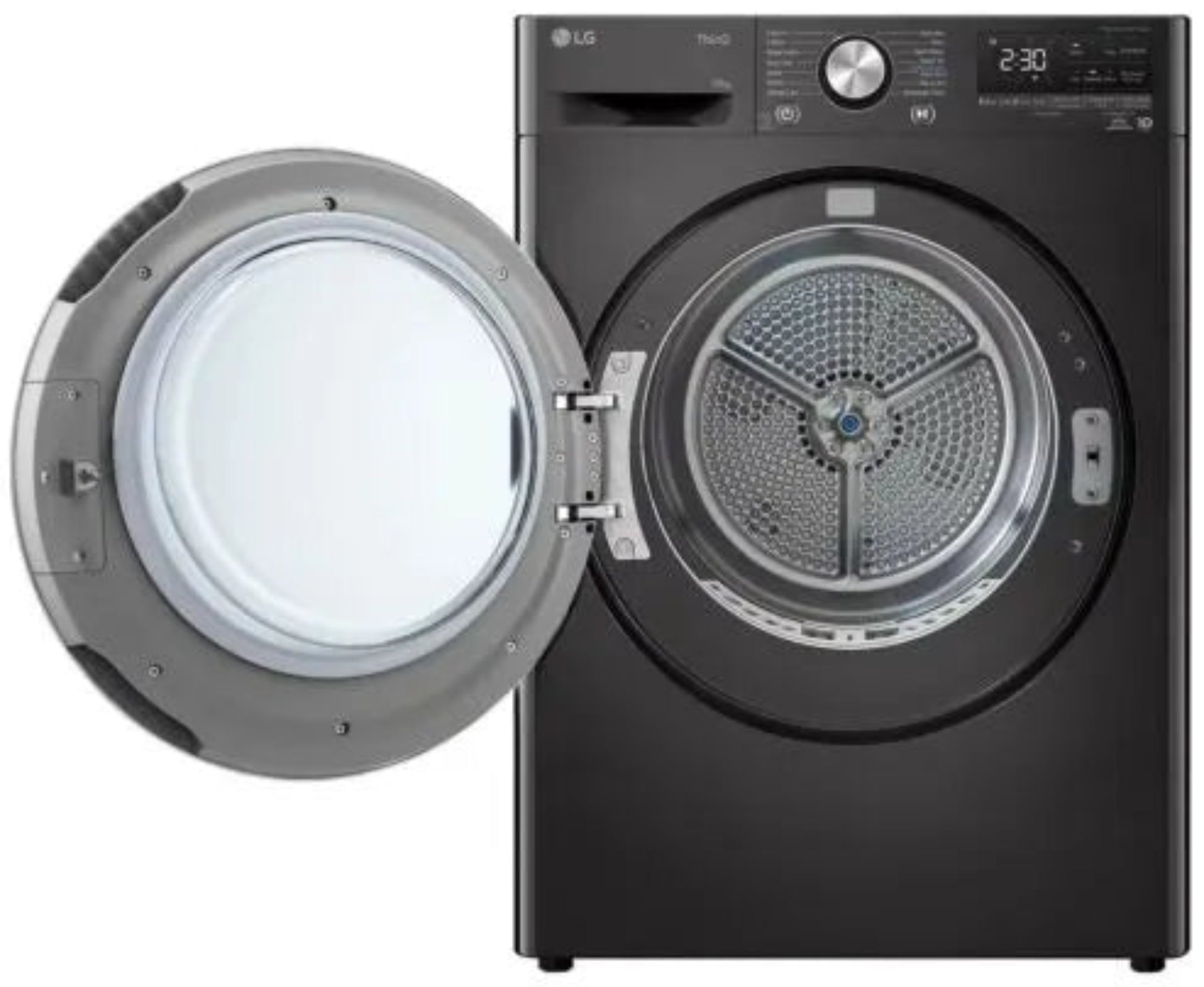LG 10KG Dual Inverter Heat Pump Dryer Platinum Black RH10V9ZV2W-3