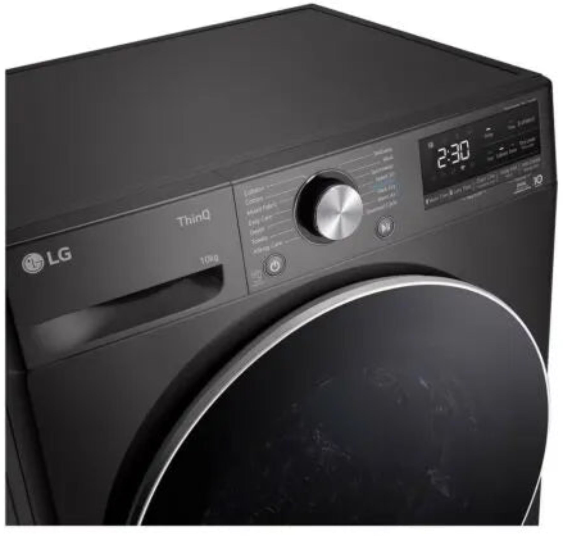 LG 10KG Dual Inverter Heat Pump Dryer Platinum Black RH10V9ZV2W