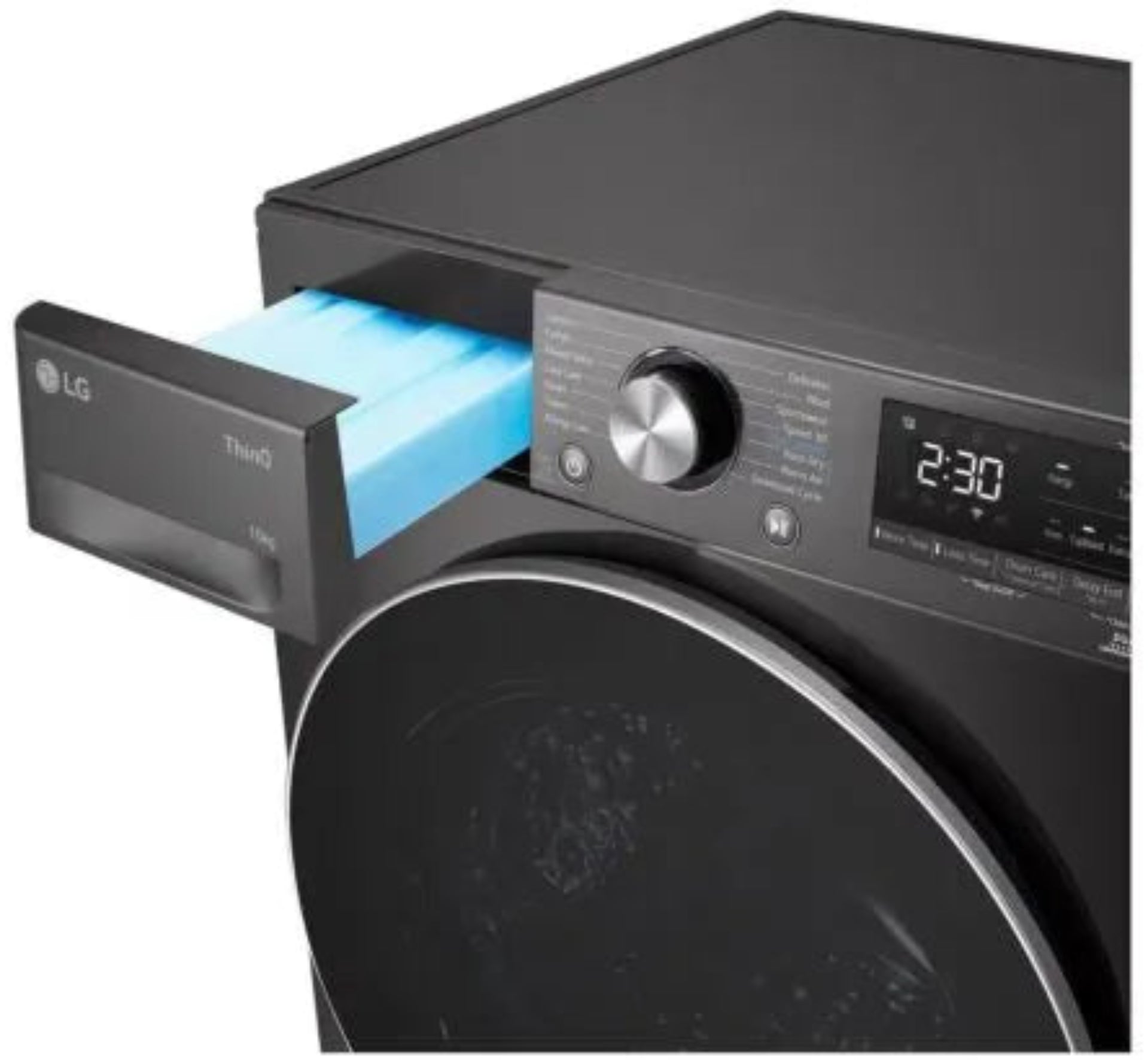 LG 10KG Dual Inverter Heat Pump Dryer Platinum Black RH10V9ZV2W