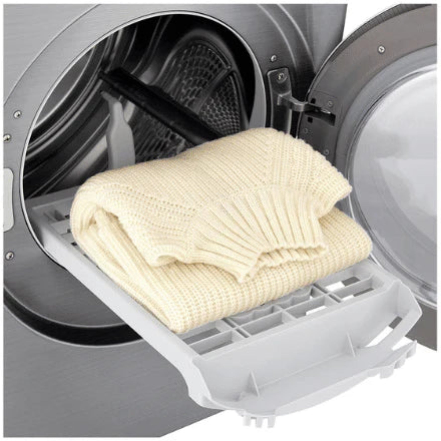 LG 9KG Heat Pump Tumble Dryer Silver RH90V9PV8N