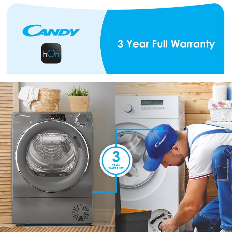 Candy 11kg RapidÓ Heat Pump Tumble Dryer ROEH11A2TCER-ZA-3