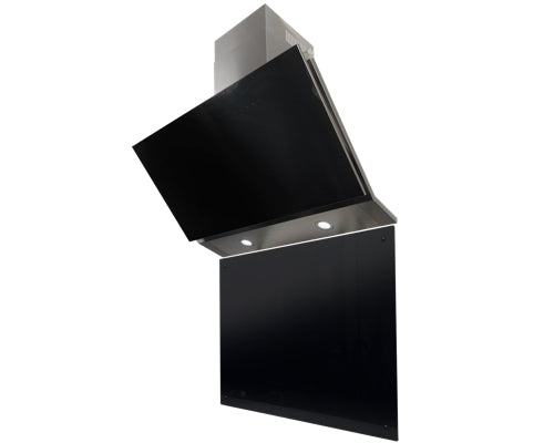 Falco Glass Backsplash Black SBBG90-1