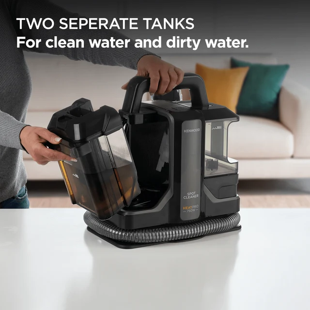 Kenwood Spot Cleaner 750W Ultra Powerful Wet & Dry Carpet Cleaner SCP100.000GY-6