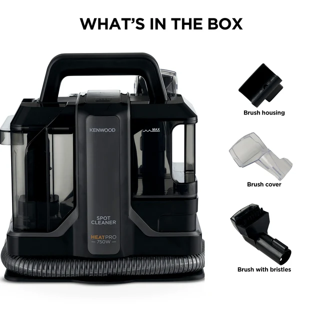 Kenwood Spot Cleaner 750W Ultra Powerful Wet & Dry Carpet Cleaner SCP100.000GY-5