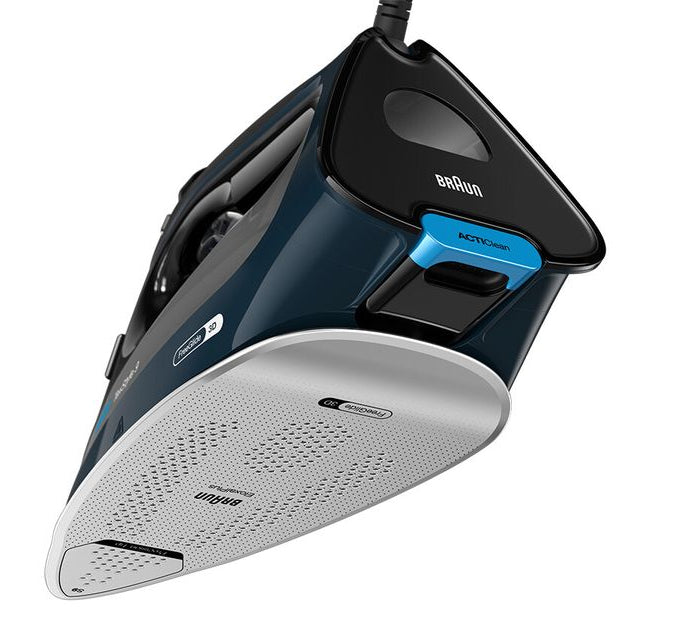 Braun Tex Style 9 Steam Iron with iCare 3200W Blue SI9682DB