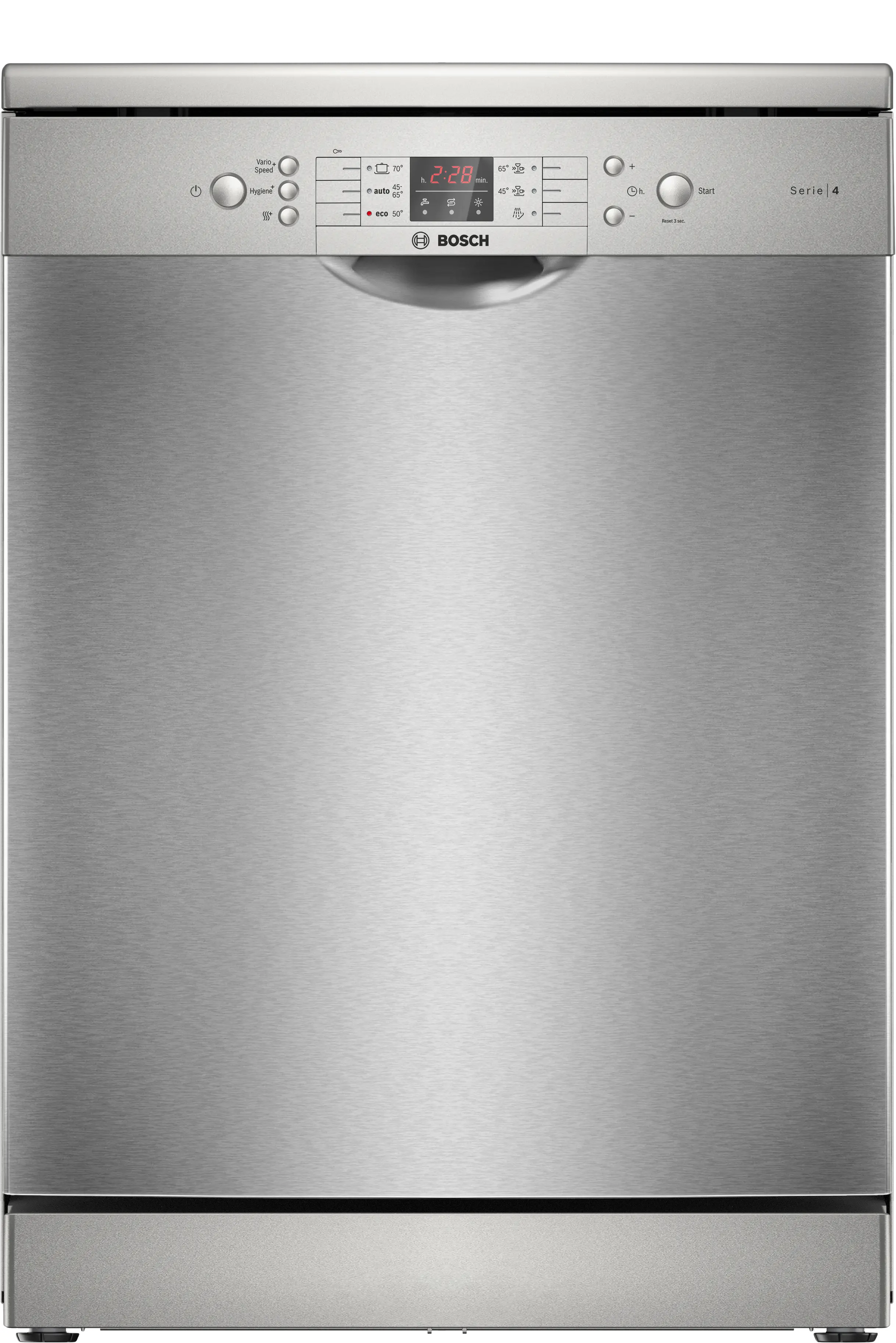 Bosch 14 Place Setting Series 4 Dishwasher 60 cm Brushed steel SMS46FI20Z