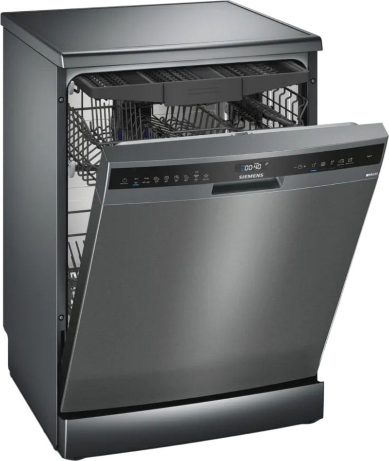 Siemens 13 Place Setting Dishwasher Black Steel SN25EC02MZ-1