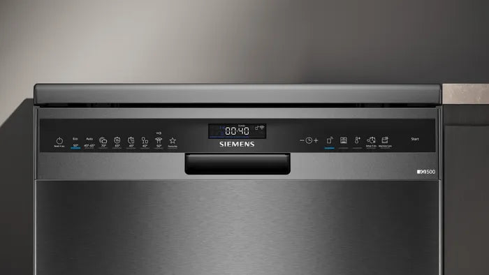Siemens 13 Place Setting Dishwasher Black Steel SN25EC02MZ-3