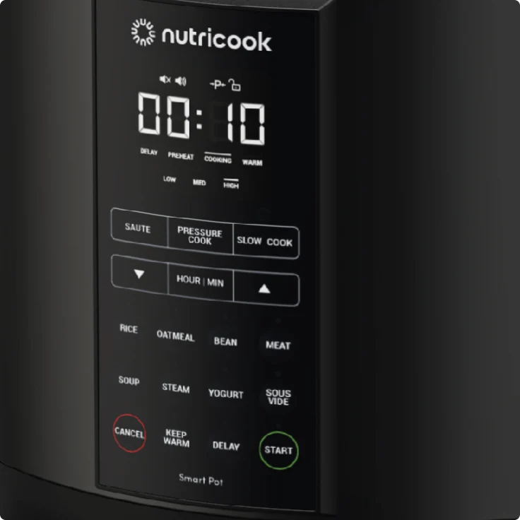 Nutricook Smart Pot 8 Litre 9-In-1 Instant Electric Pressure Cooker SP208K-SA