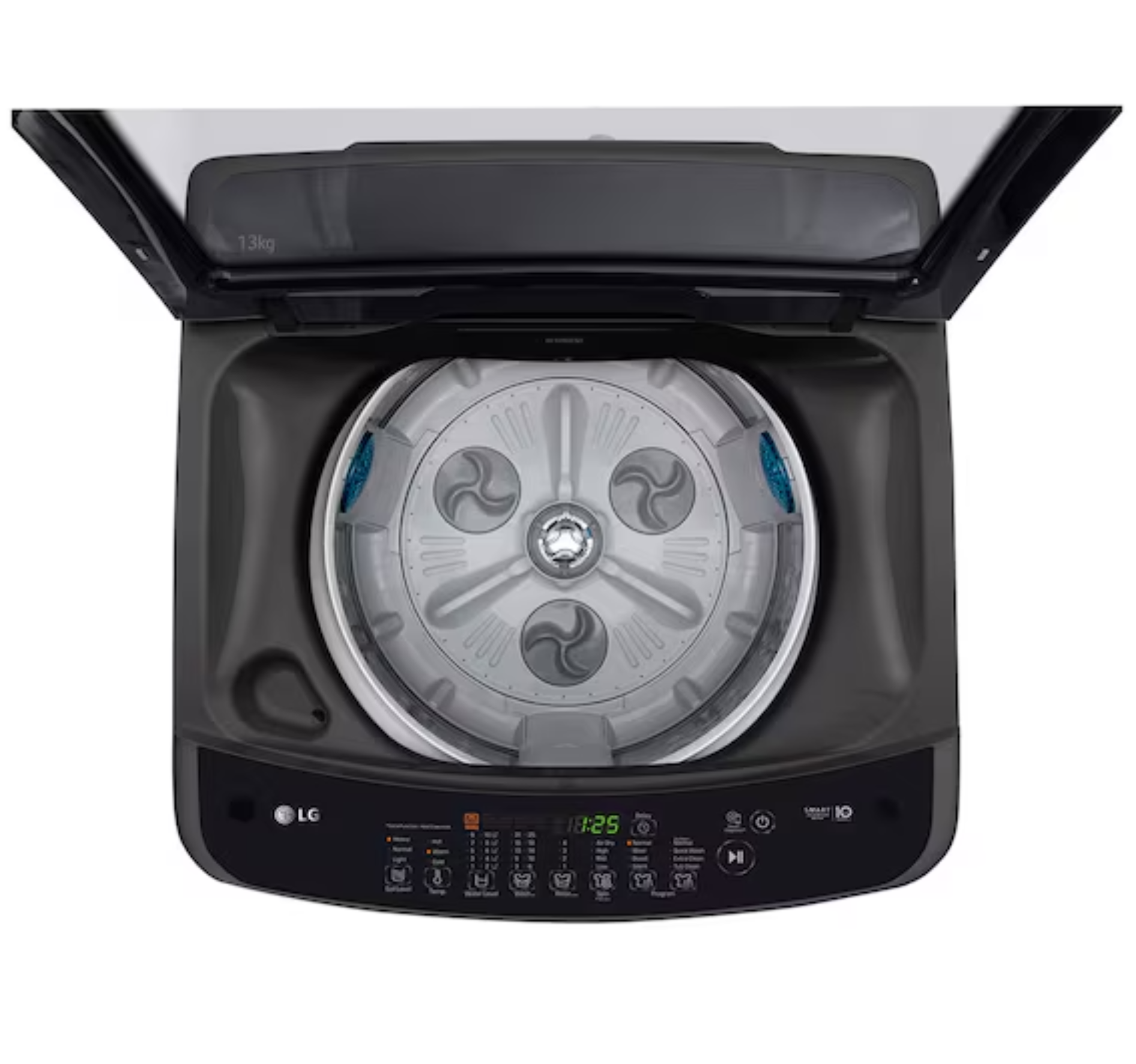 LG 13kg Smart Inverter Top Loader Washing Machine Middle Black T2381NEHL2