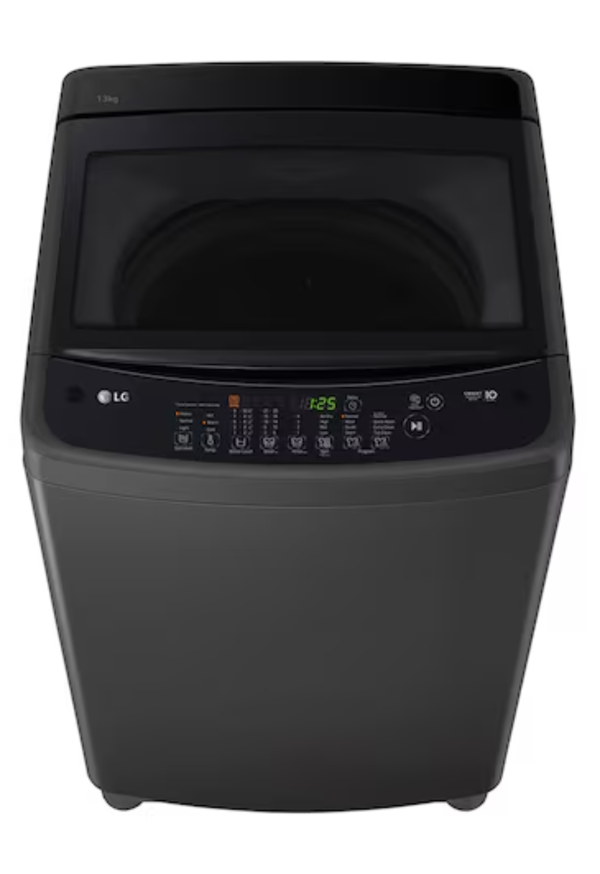 LG 13kg Smart Inverter Top Loader Washing Machine Middle Black T2381NEHL2