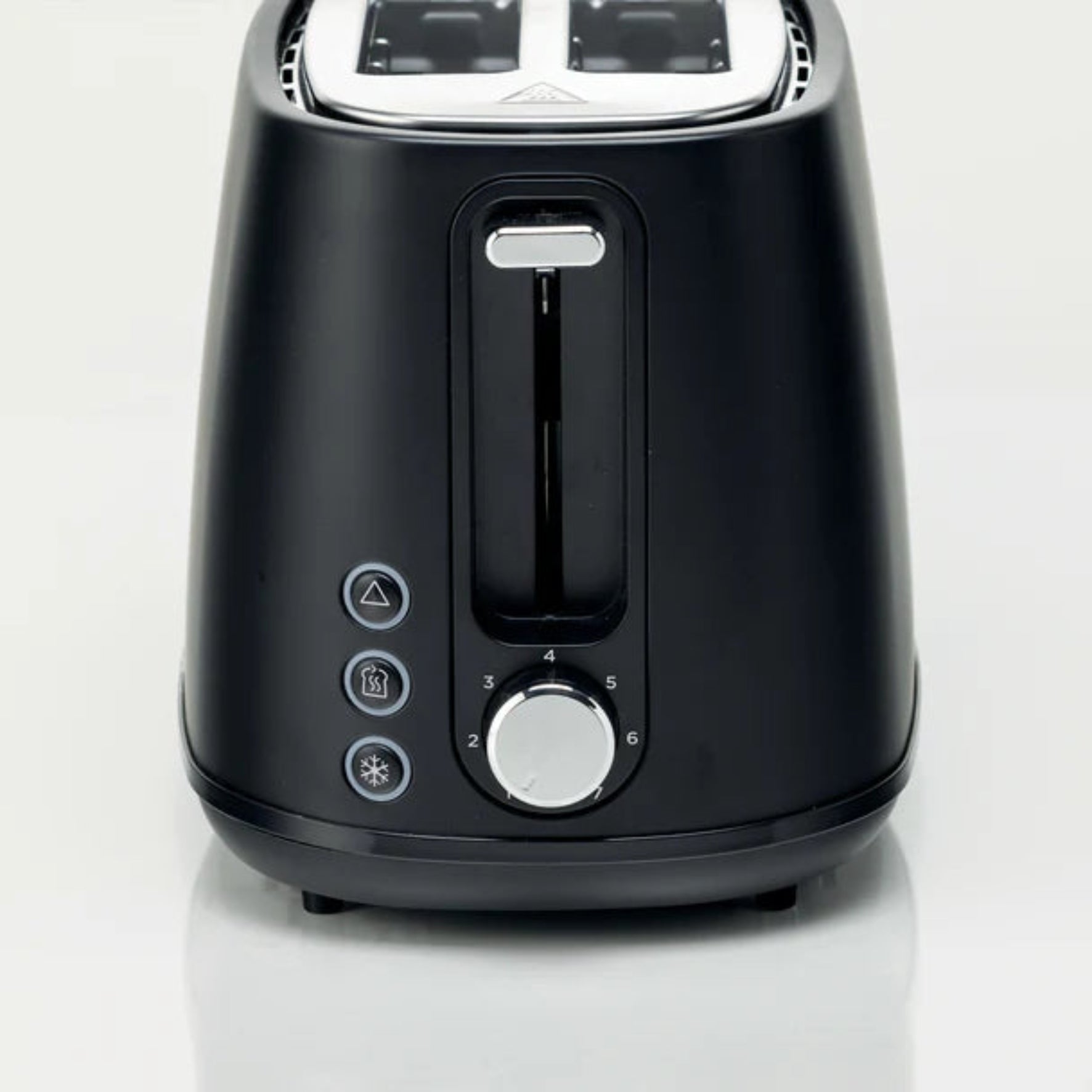 Kenwood Elementa S/Steel 2 Slice Toaster Matt Black - TCM37.000BK-2