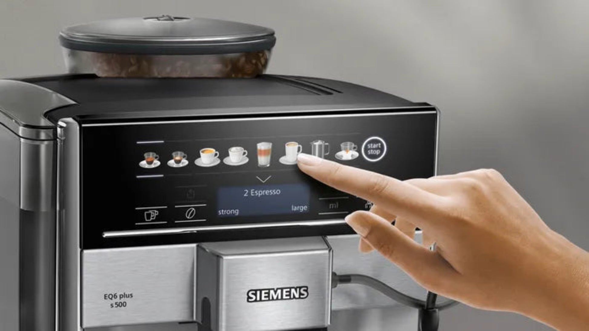 Siemens Coffee Machine Black TE655203RW-4
