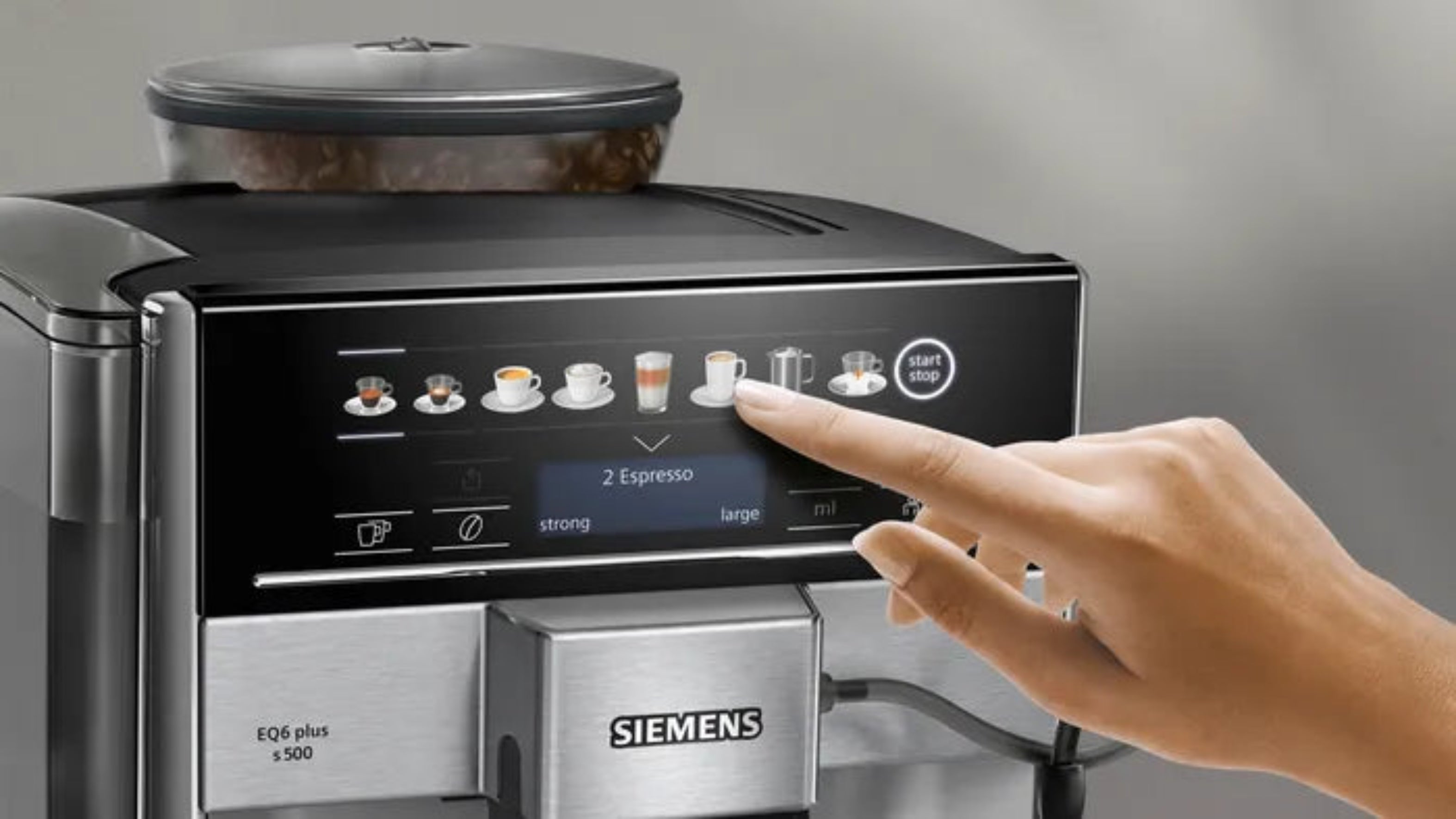 Siemens Coffee Machine Black TE655203RW