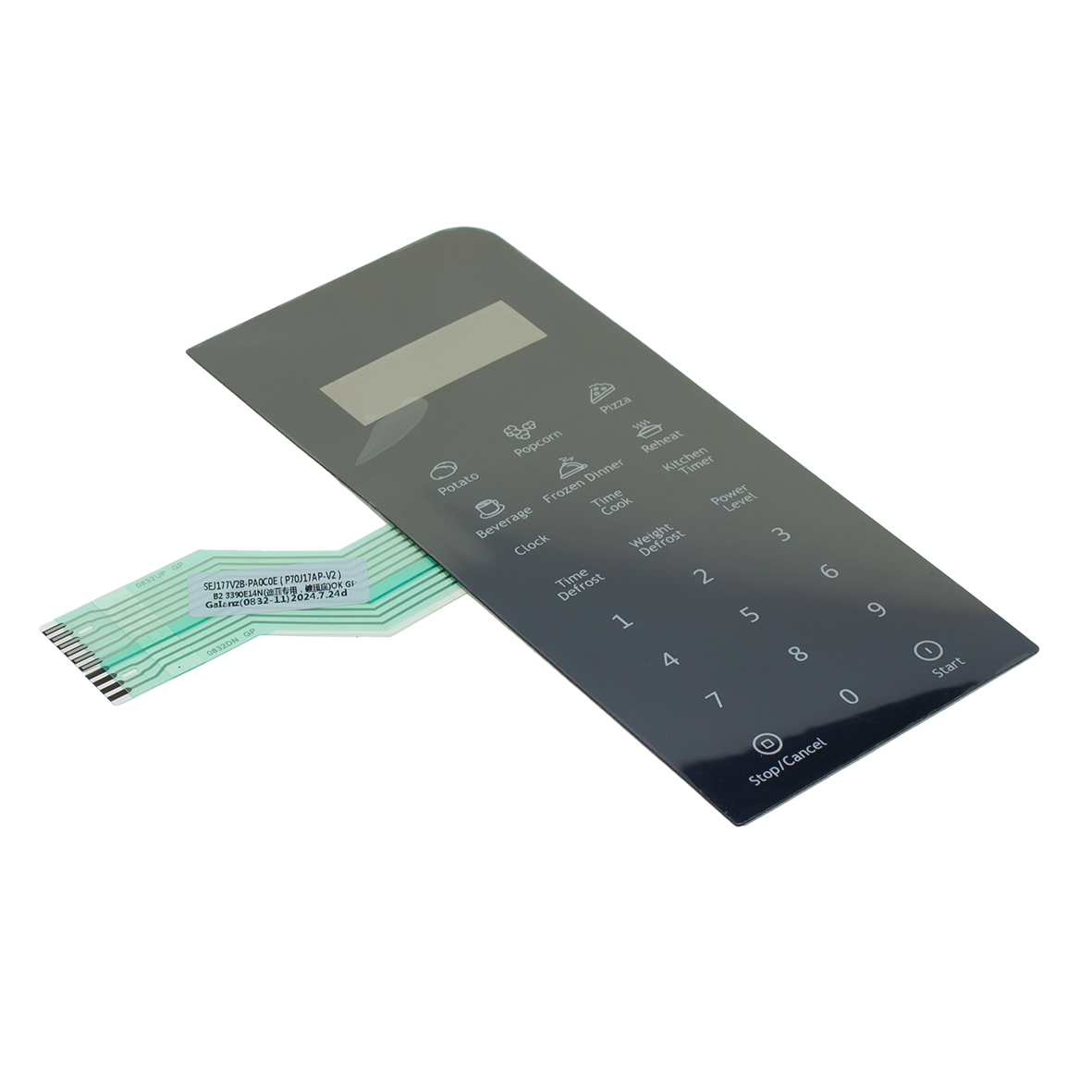 Defy Microwave Oven Touch Pad