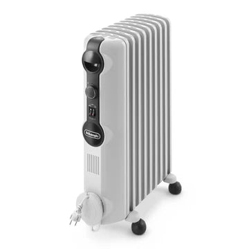 DeLonghi Radial S 9 Fin 2000W Oil Heater White TRRSE0920