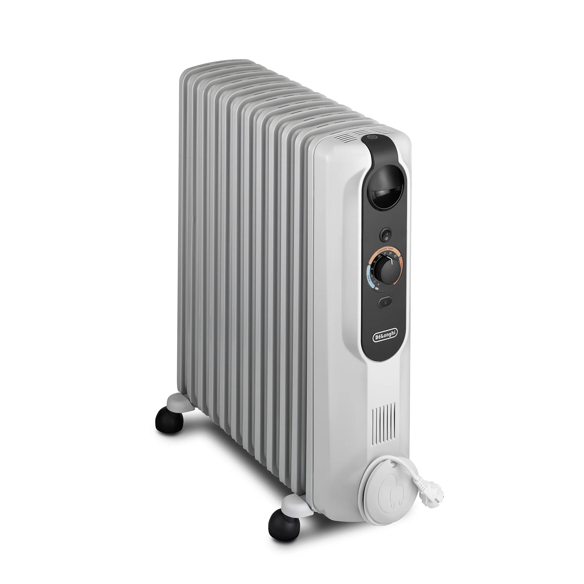DeLonghi Radial S 12 Fin 2500W Oil Heater White TRRSE1225-2