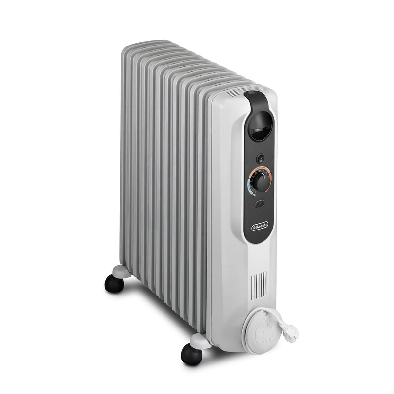 DeLonghi Radial S 12 Fin 2500W Oil Heater White TRRSE1225-2