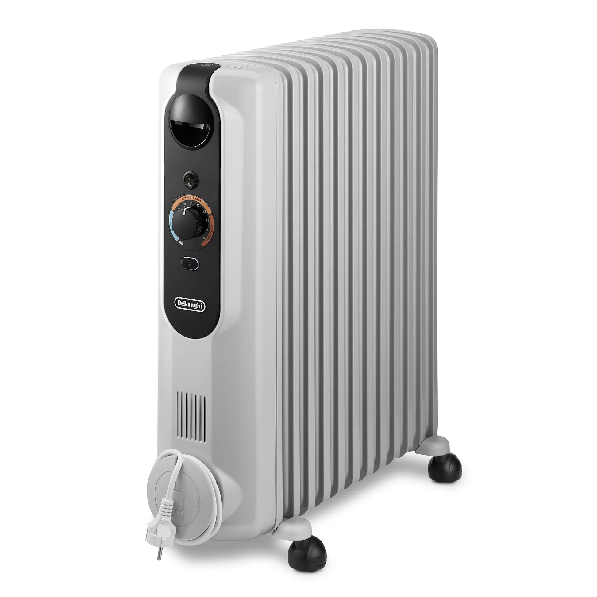 DeLonghi Radial S 12 Fin 2500W Oil Heater White TRRSE1225-1