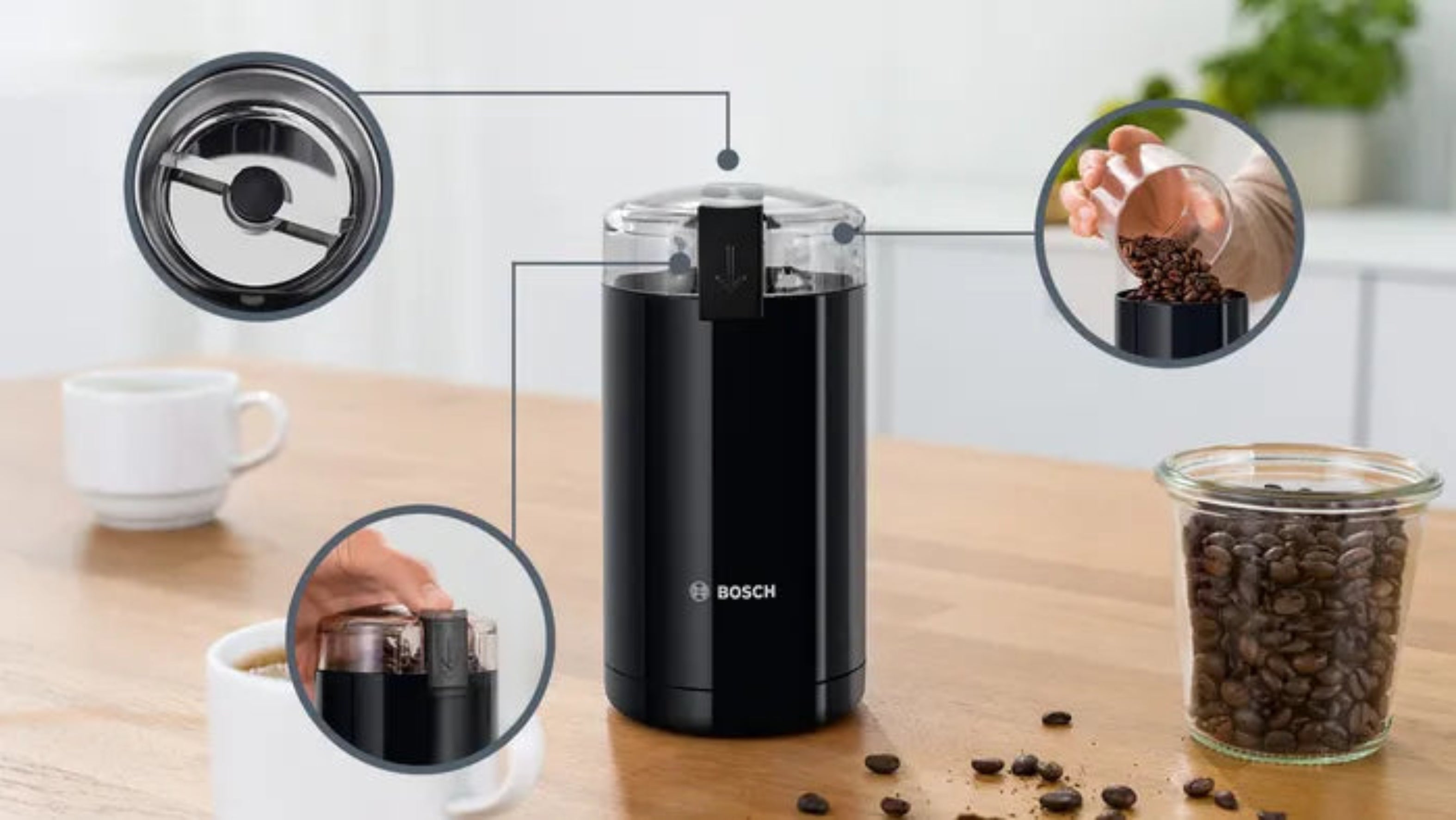 Bosch Coffee Grinder Black TSM6A013B