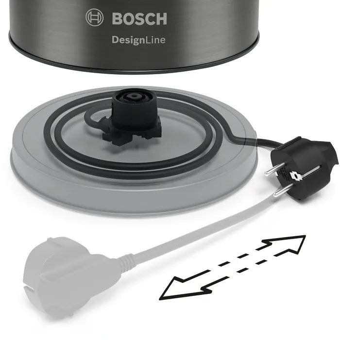 Bosch 1.7L Kettle Grey TWK5P475